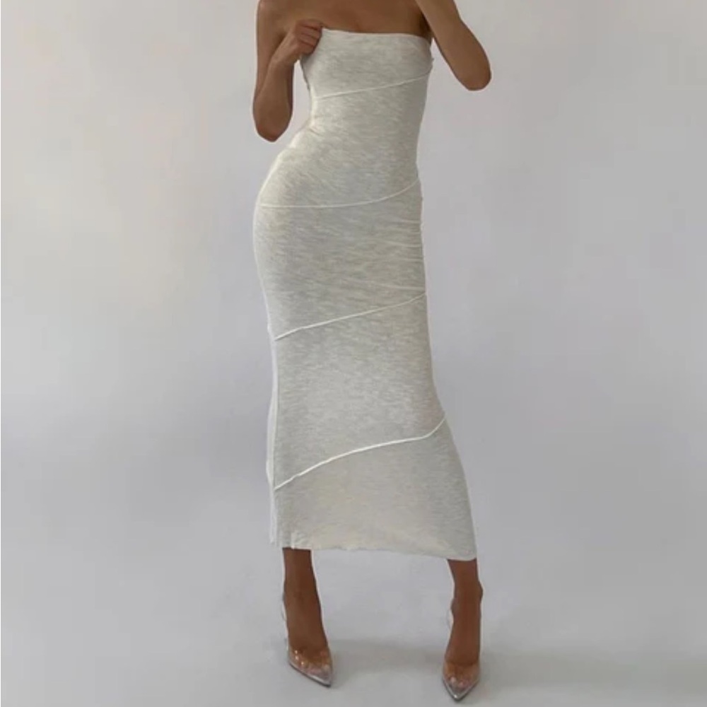 Princess Polly Oscar White Maxi Dress